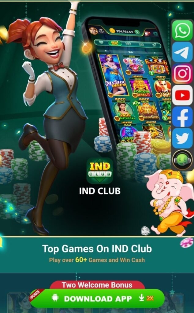 Ind Club APK Download || Sing-up Bonus ₹100 Play & Earn Real Cash » qqwin.cloud Ind Club APK